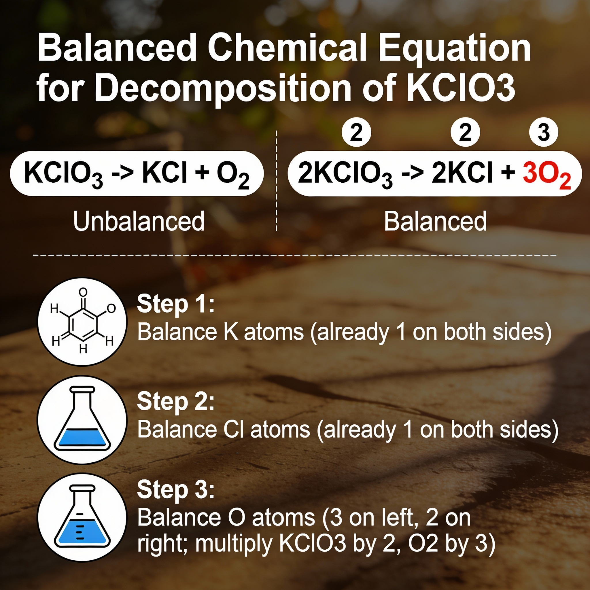 How to balance chemical equations